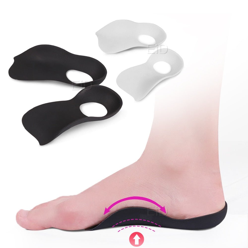Orthopedic Insoles — 3/4 Length Arch Support Inserts for Plantar Fasciitis (1 Pair)