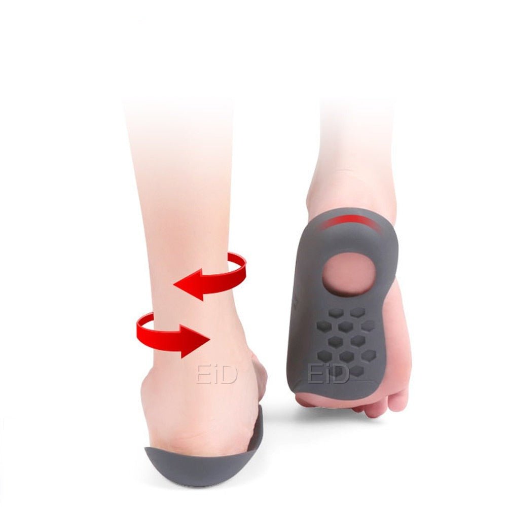 Orthopedic Insoles — 3/4 Length Arch Support Inserts for Plantar Fasciitis (1 Pair)