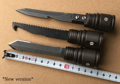 Screw-Together Trekking Staff with Camp Tool Heads – 3 to 6 Aluminum Tubes