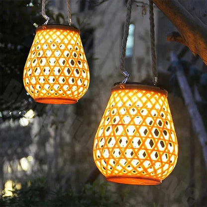 Outdoor Solar Lanterns  - Waterproof Hanging Solar LED Lantern Decor