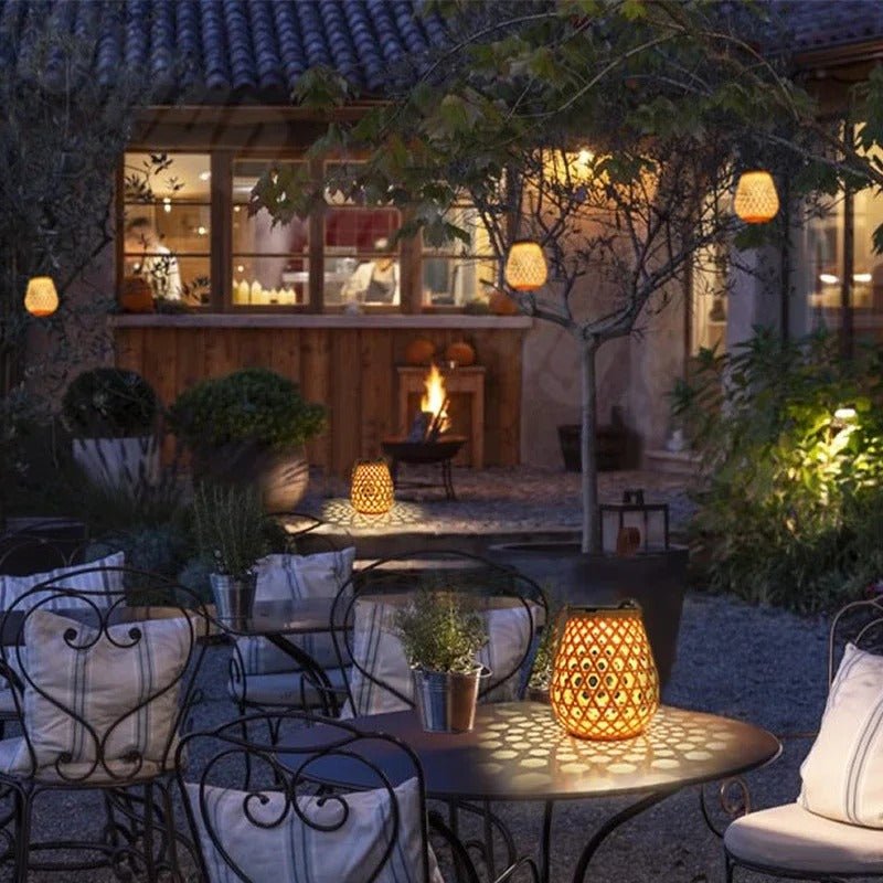 Outdoor Solar Lanterns  - Waterproof Hanging Solar LED Lantern Decor
