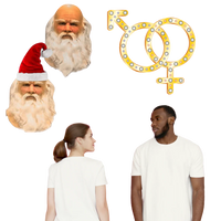Cosplay Santa Mask