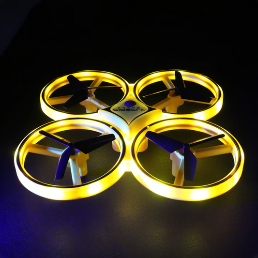 Hand Controlled Drone with LED Lights & Gesture Control