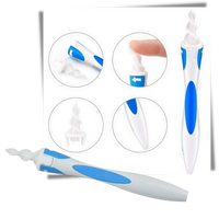 Silicone Spiral Ear Cleaner Tool