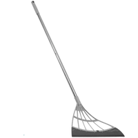 Telescopic rubber sweeper