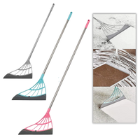 Telescopic rubber sweeper