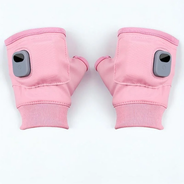 USB Rechargeable Heated Fingerless Gloves