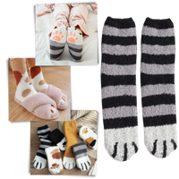 Cat's Paw Winter Socks