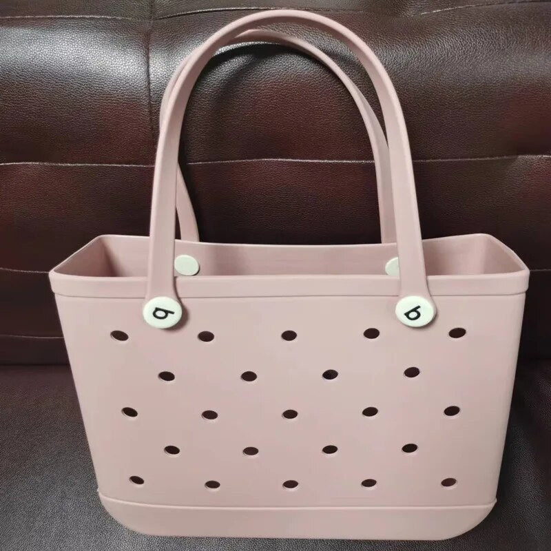 Oversize Waterproof Eva Tote Bag - Washable Tote Bag For Beach, Sports, Market