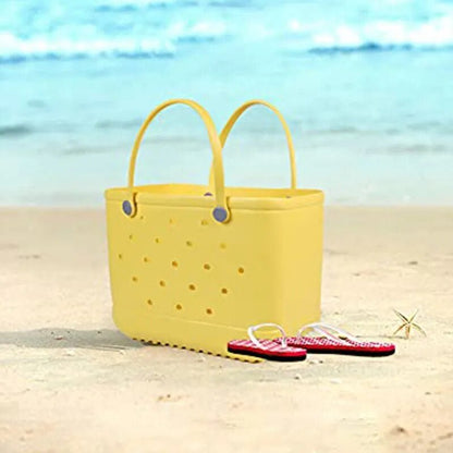 Oversize Waterproof Eva Tote Bag - Washable Tote Bag For Beach, Sports, Market