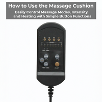Heated Massage Cushion Pad for Chair & Car