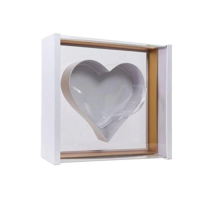 Pack My Heart - Transparent Window Designer Love Heart Shaped Flower Gift Perfect for Valentine's Day
