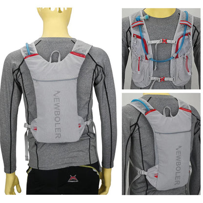 Ultralight Trail Running Vest – 5L Hydration Backpack for Marathoners with Breathable Straps and 500ml Water Bottle Included