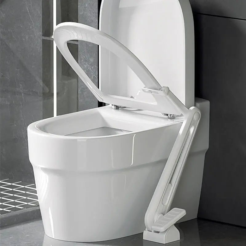 Foot Pedal Toilet Seat Lifter – Hands-Free Lifter for Standard Plastic Seats