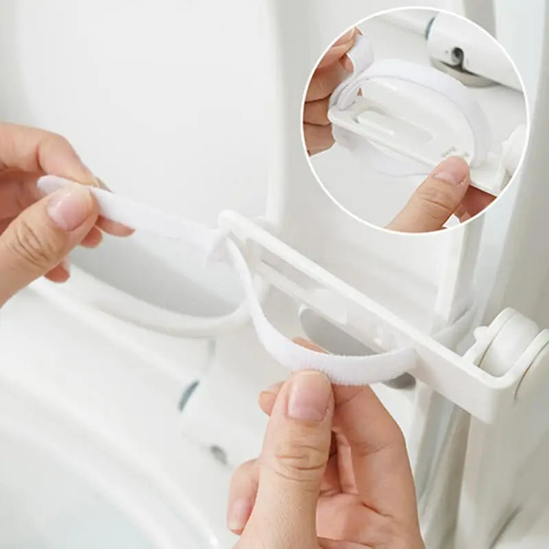Foot Pedal Toilet Seat Lifter – Hands-Free Lifter for Standard Plastic Seats