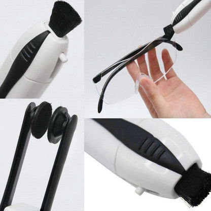 Professional Dry Carbon Eyeglass Lens Cleaner – Streak-Free, No-Liquid Cleaner for Glasses, Sunglasses, Screens & Camera Lenses, Pocket-Sized Reusable Optical Cleaning Tool