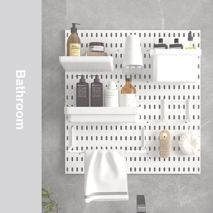 Customizable Peg Board - Wall Rack Organizer