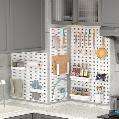 Customizable Peg Board - Wall Rack Organizer