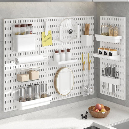 Customizable Peg Board - Wall Rack Organizer