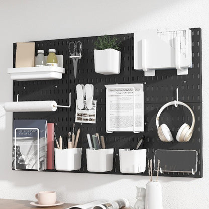 Customizable Peg Board - Wall Rack Organizer