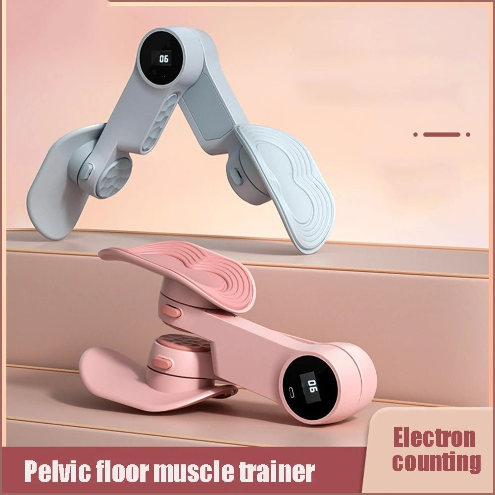 Pelvic Muscle Trainer - Multi-functional Smart Counting Timing Thigh Exerciser