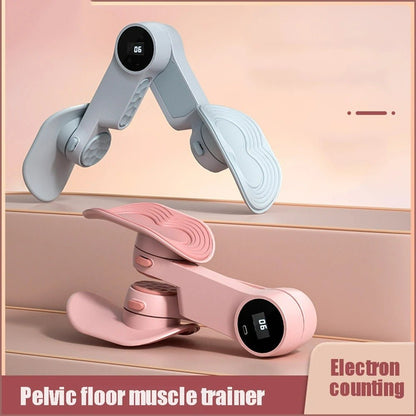 Pelvic Muscle Trainer - Multi-functional Smart Counting Timing Thigh Exerciser