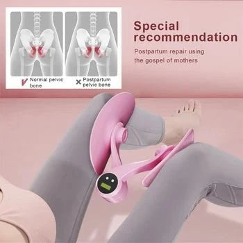 Pelvic Muscle Trainer - Multi-functional Smart Counting Timing Thigh Exerciser