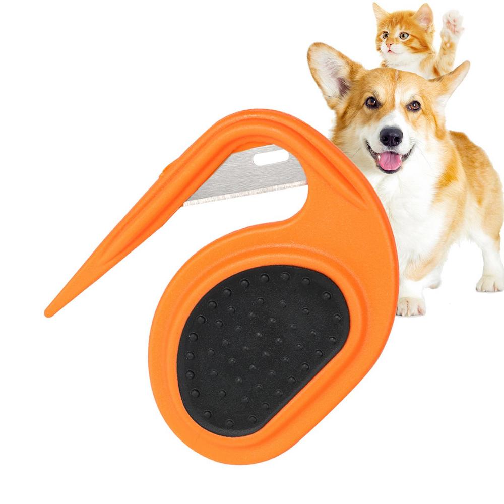 Pet Grooming Hair Knot Splitter & Undercoat Comb – Effortlessly Detangle Knots and Remove Hair for Long-Haired Dogs. Perfect Tool for a Smooth, Tangle-Free Coat