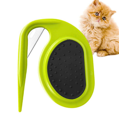 Pet Grooming Hair Knot Splitter & Undercoat Comb – Effortlessly Detangle Knots and Remove Hair for Long-Haired Dogs. Perfect Tool for a Smooth, Tangle-Free Coat
