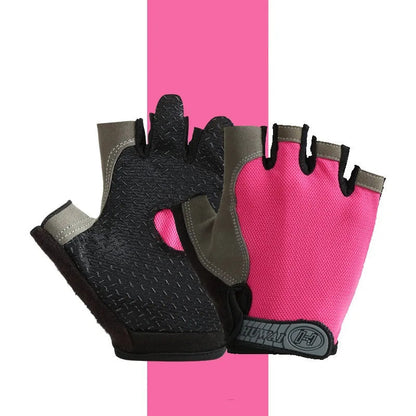 Breathable Anti-Slip Half-Finger Gloves – Fitness and Cycling Gloves for Summer Workouts