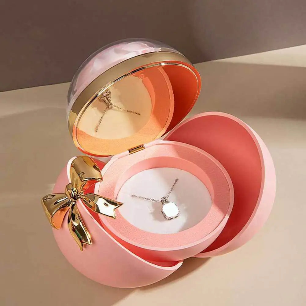 Preserved Flower Ring Box – Elegant Velvet Jewelry Gift Box for Engagements, Proposals, Weddings & Romantic Valentine’s Surprises