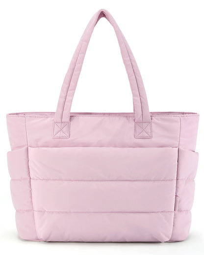Large Capacity Women’s Fluffy Tote – Lightweight Solid Color Handbag Perfect for Travel, Work, Beach Days, Gym & Daily Storage