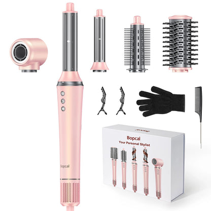 High-Speed Multi Hair Styler – 5-in-1 Use Curling Iron, Hot Air Brush & Salon Blow Dryer