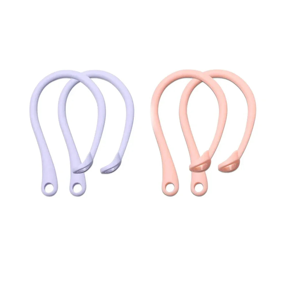 Anti-Fall Silicone Sports Earhooks – Secure Bluetooth Earphone Protector for AirPods, Wireless Earbuds & Active Lifestyles
