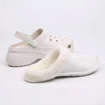 Plush Liners for Crocs and Similar Clogs – Removable Winter Inserts