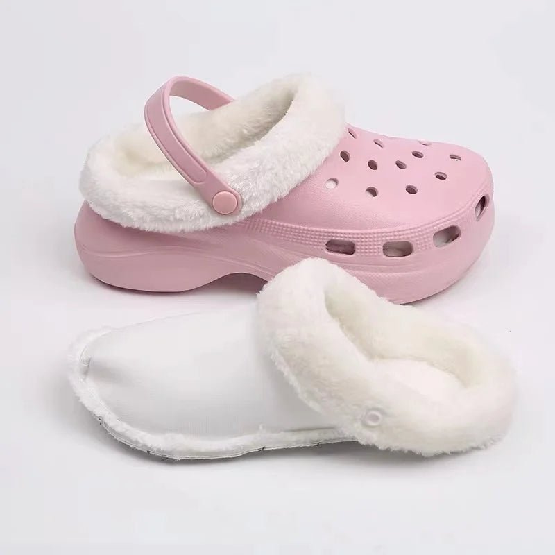 Plush Liners for Crocs and Similar Clogs – Removable Winter Inserts