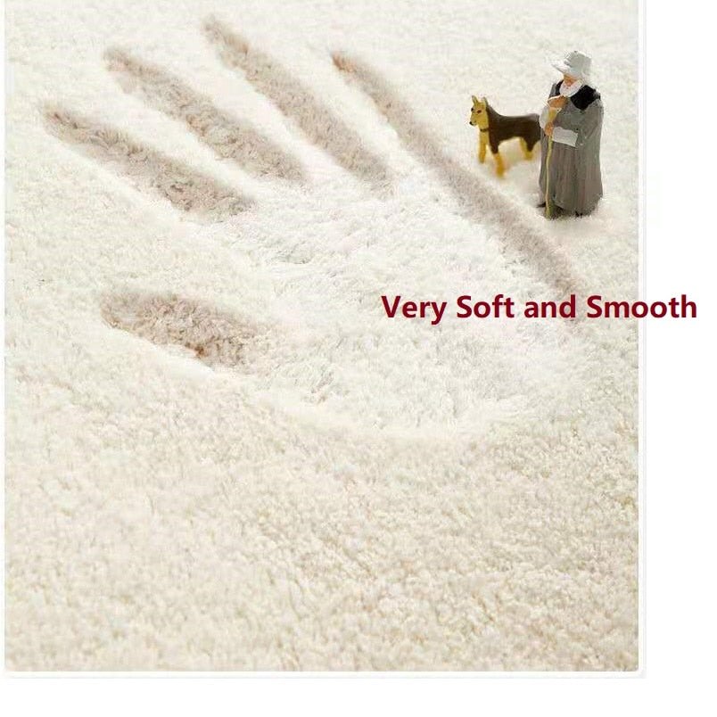 Plush Sofa Cover - Thicken Plush Soft and Smooth Sofa Covers for Living Room Anti-slip Couch Cover