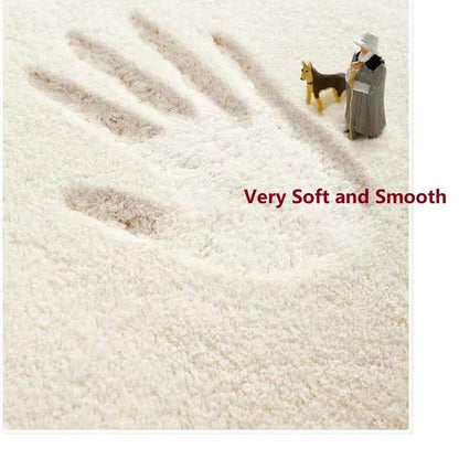 Plush Sofa Cover - Thicken Plush Soft and Smooth Sofa Covers for Living Room Anti-slip Couch Cover