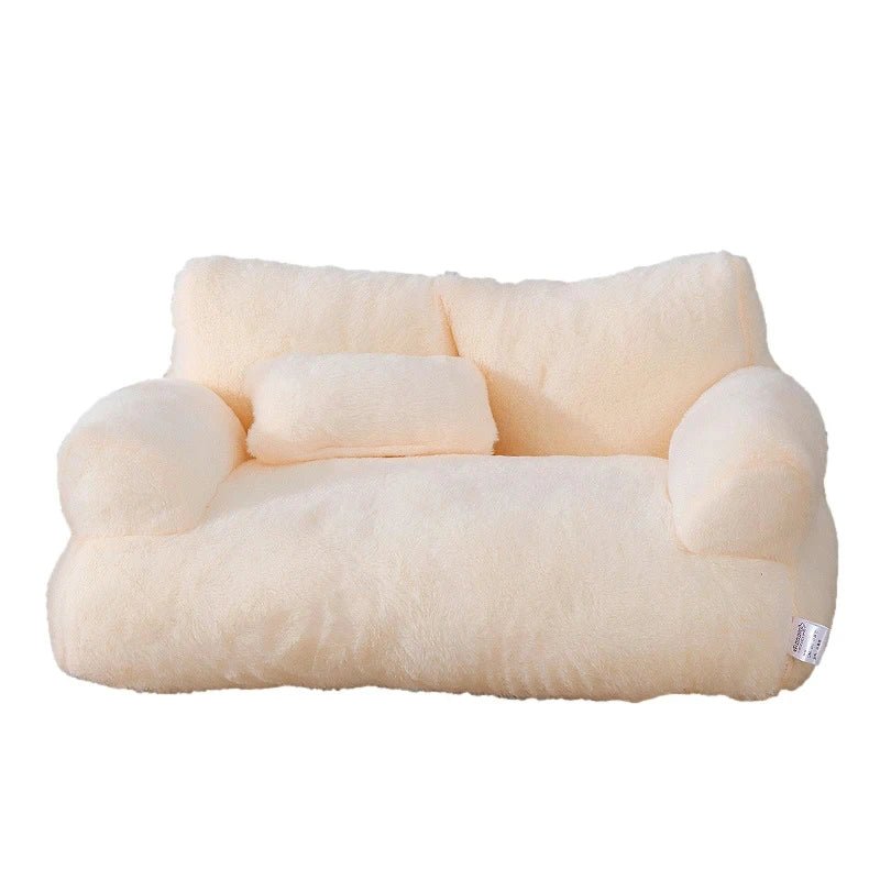 Plush Winter Cat Sofa Bed – Winter Warmth for Cats & Small Dogs