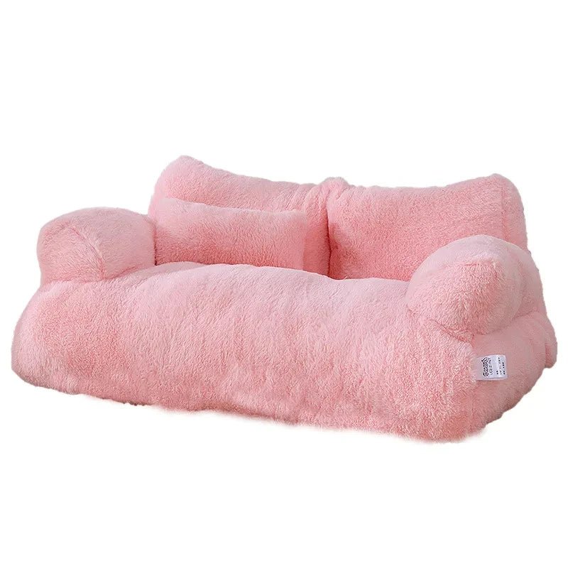 Plush Winter Cat Sofa Bed – Winter Warmth for Cats & Small Dogs