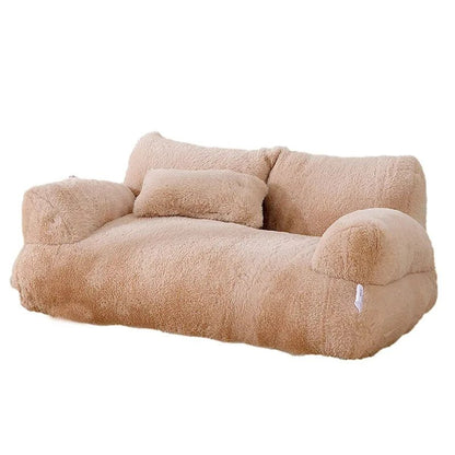 Plush Winter Cat Sofa Bed – Winter Warmth for Cats & Small Dogs
