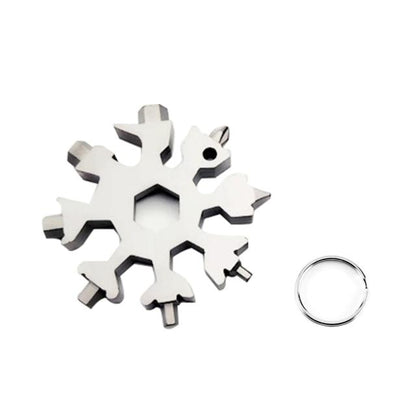 Portable 18-in-1 Mini Snowflake Multi Pocket Tool