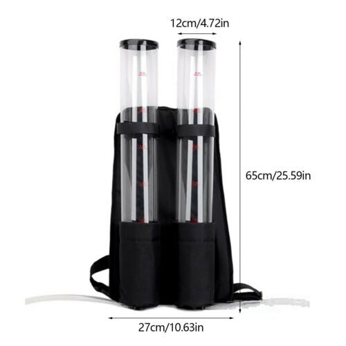 Portable Beverage Dispenser - Dual Tank Double Beverage Dispenser Backpack, 6L Portable Beer and Liquor Dispenser