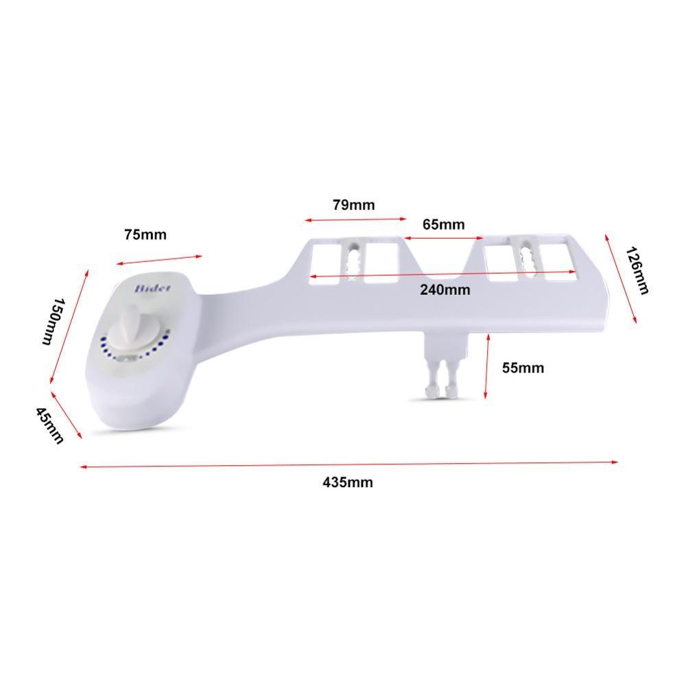 Portable Bidet with Self Cleaning Retractable Nozzle