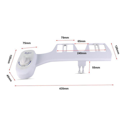 Portable Bidet with Self Cleaning Retractable Nozzle
