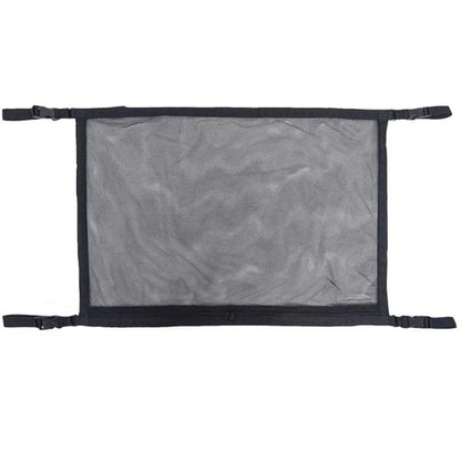 Portable Car Ceiling Space Saver Storage Net -  Double-Layer Mesh Storage Organizer with Adjustable Strap