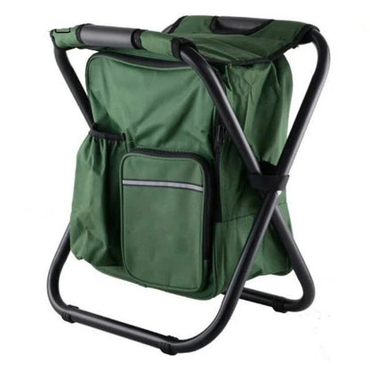 Portable Cooler Bag Chair - 3 in 1 Camping Stool for Travel, Beach, Hiking, Picnic