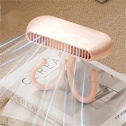 Portable Electric Clip-On Stroller Fan – Flexible Tripod, 4-Speed Clip-On Cooling for Car Seats, Cribs, Bikes & Treadmills