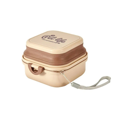 Portable Folding Double Pet Bowls – Travel-Friendly Pet Feeder for Food & Water On-the-Go