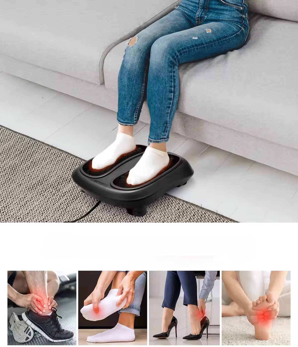 Portable Foot Massager – Soothing Heat Therapy for Ultimate Comfort & Relaxation Anywhere
